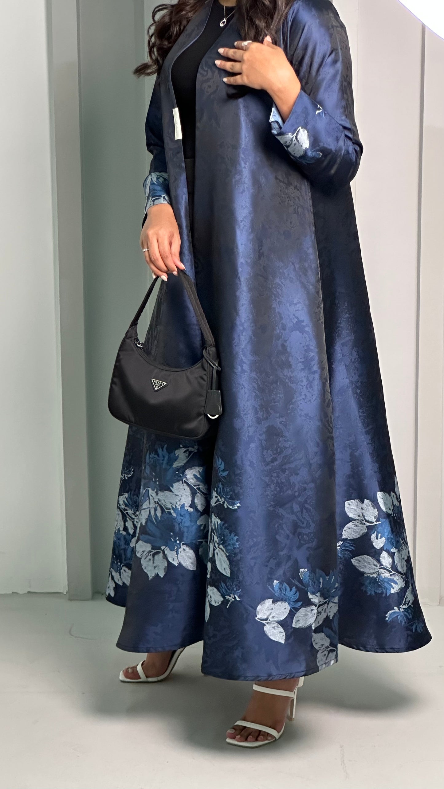 Blue Sapphire Abaya
