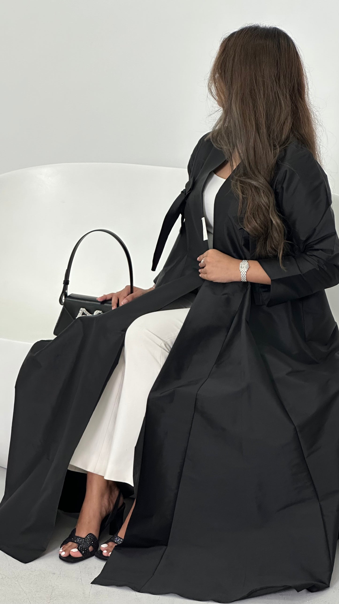 Ribbon Abaya - RTW