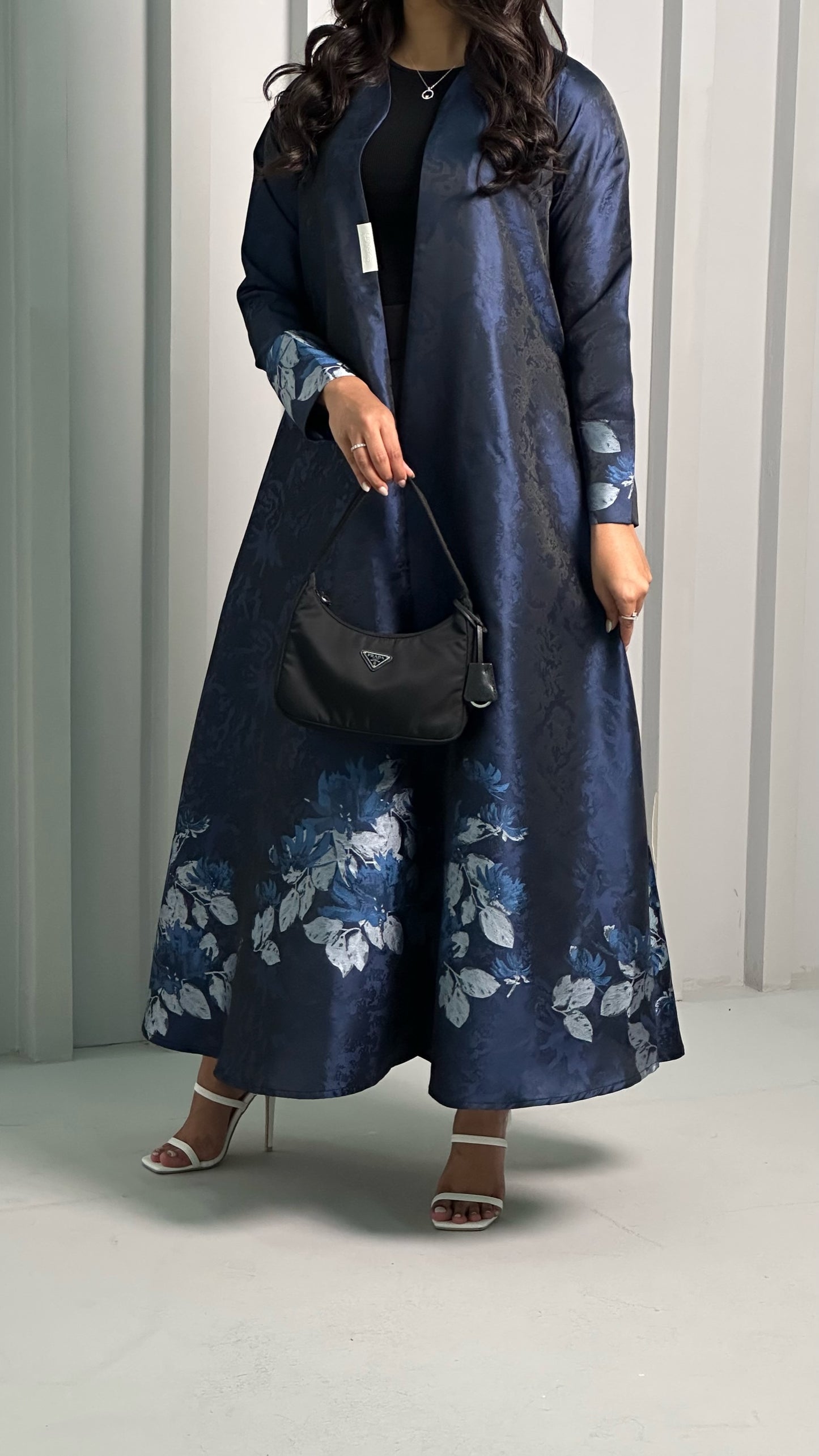 Blue Sapphire Abaya