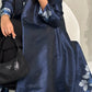 Blue Sapphire Abaya